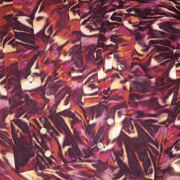 Bebe button down top - Picture 3 of 4